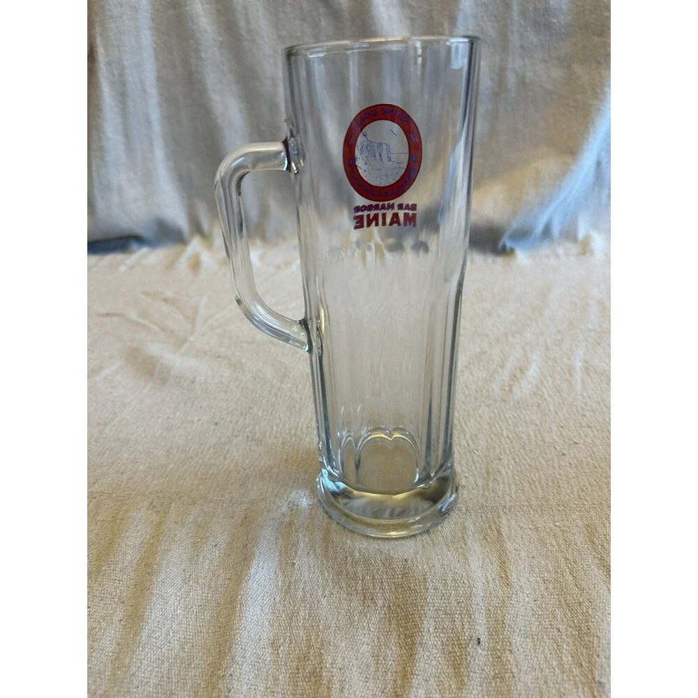 Libbey Maine Coast Brewing Company Bar Harbour Maine Beer Glass Set of 2 9 inch